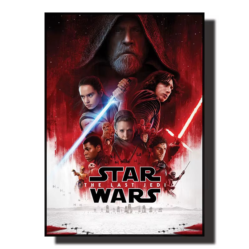 Star Wars Canvas Decorative Painting Movie Art Mural Retro Poster Modern Home Wall Decoration Gift and Printing Aesthetic