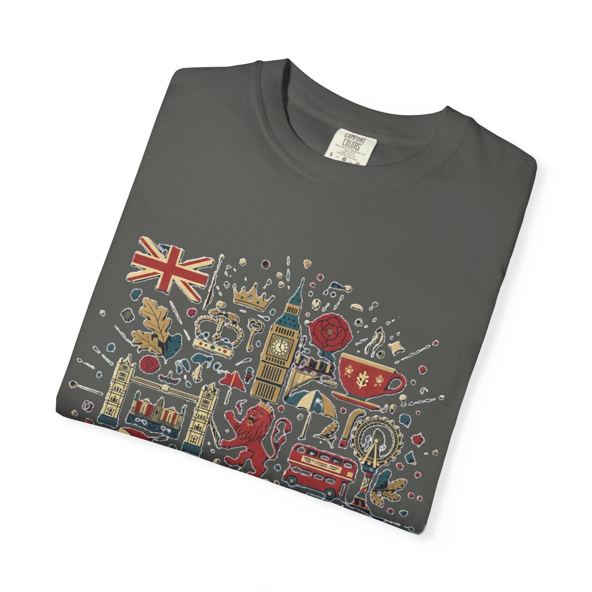 London Garment-Dyed T-Shirt | Casual Travel Souvenir Tee | City Pride Gift