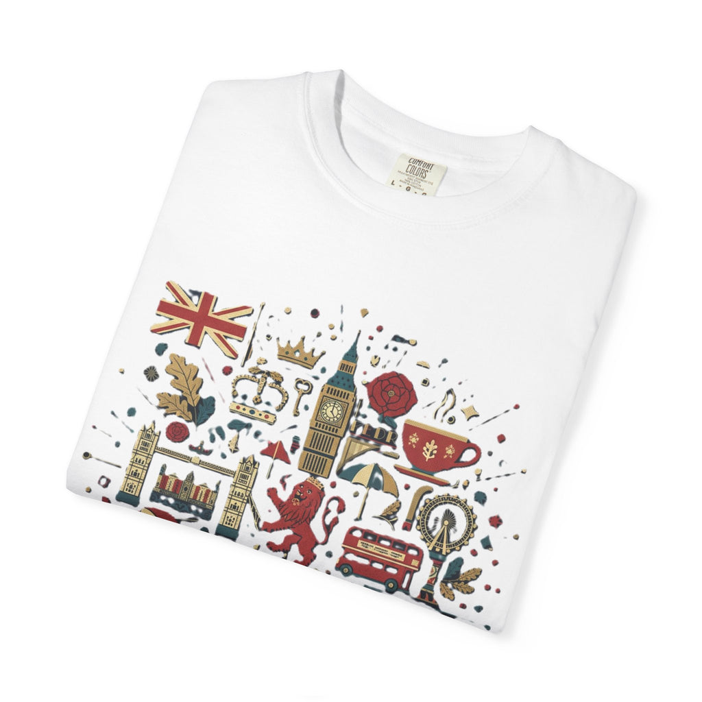 London Garment-Dyed T-Shirt | Casual Travel Souvenir Tee | City Pride Gift