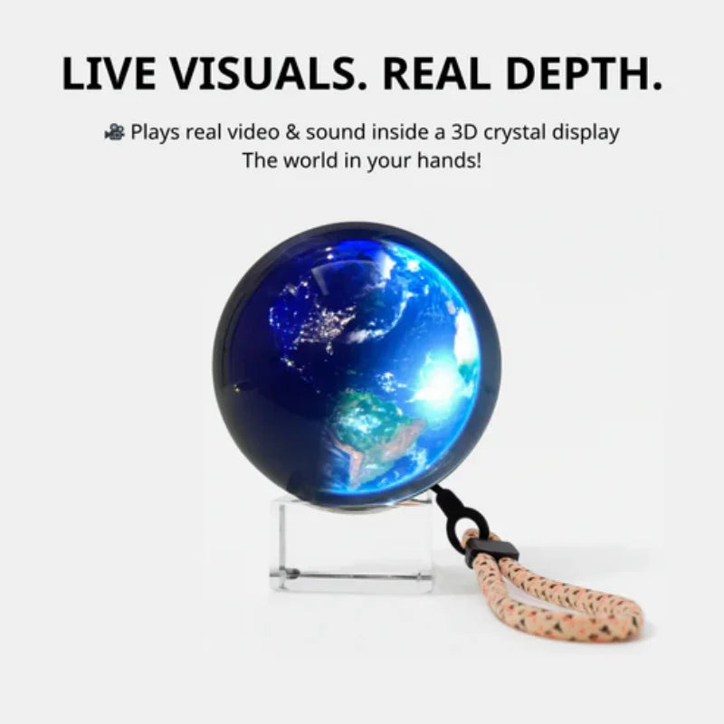Customizable Glass Ball Creative 3D Crystal Ball Video